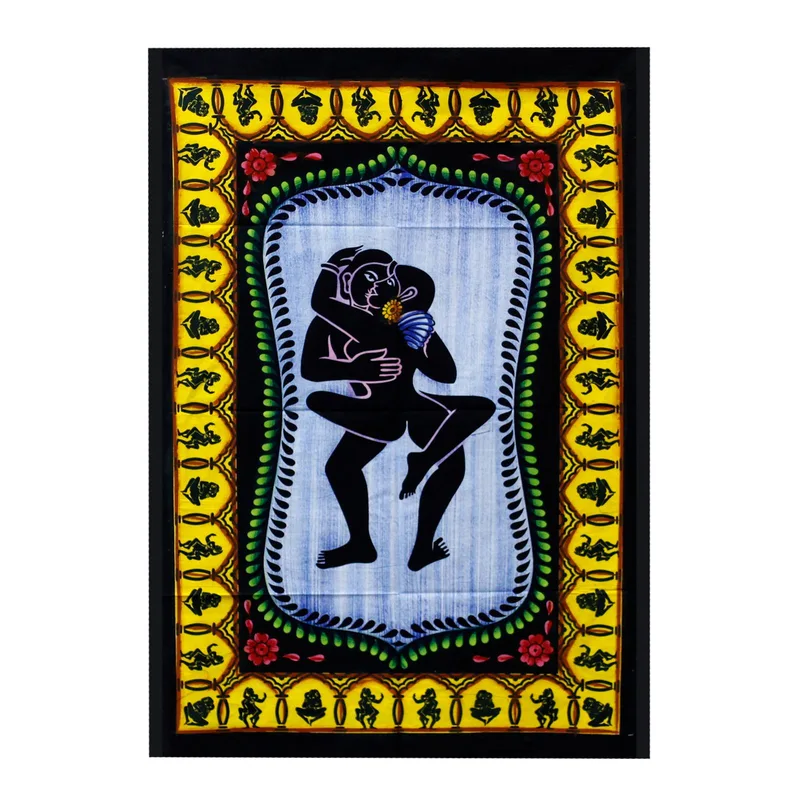 Handbrushed Cotton Wall Art Kamasutra