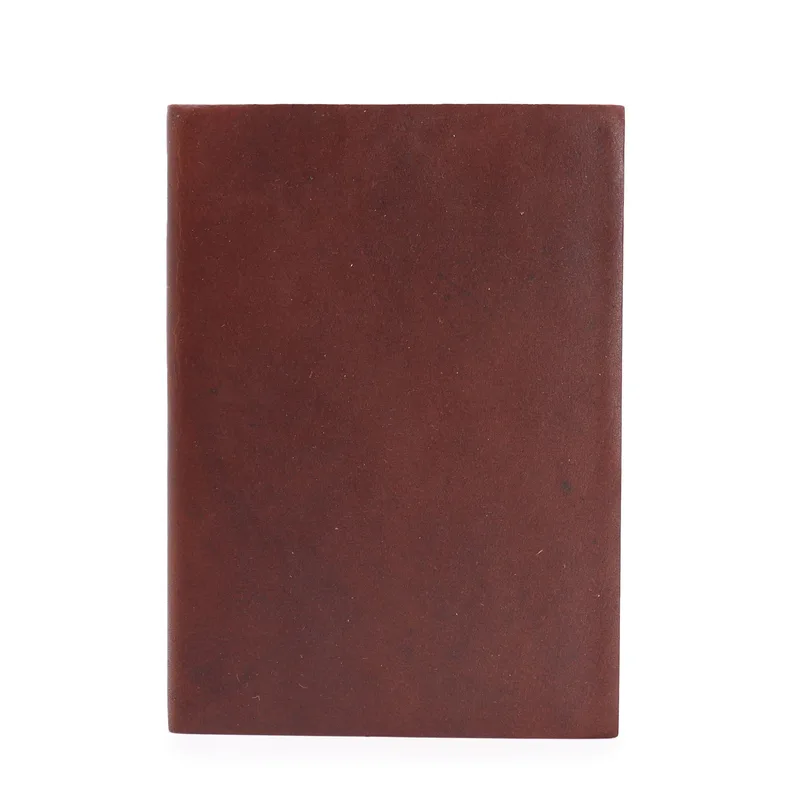 Med Dark Tan Daily Note Book 100 Lined Pages 18x13cm — foto 1