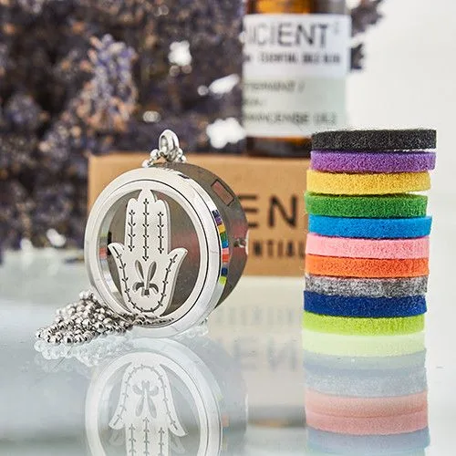Aromatherapy Jewellery Necklace Hand of Fatima 30mm — foto 2