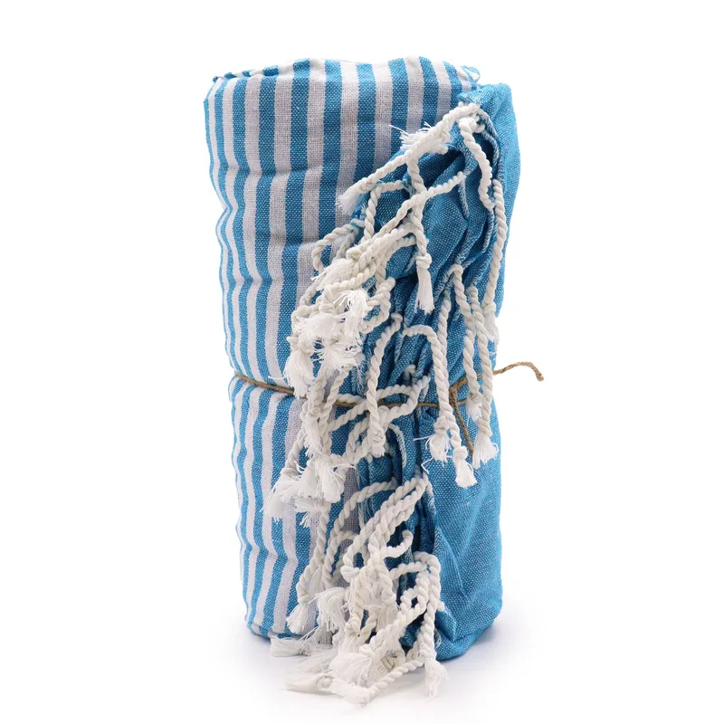 Cotton Pario Towel 100x180 cm Sky Blu — foto 4
