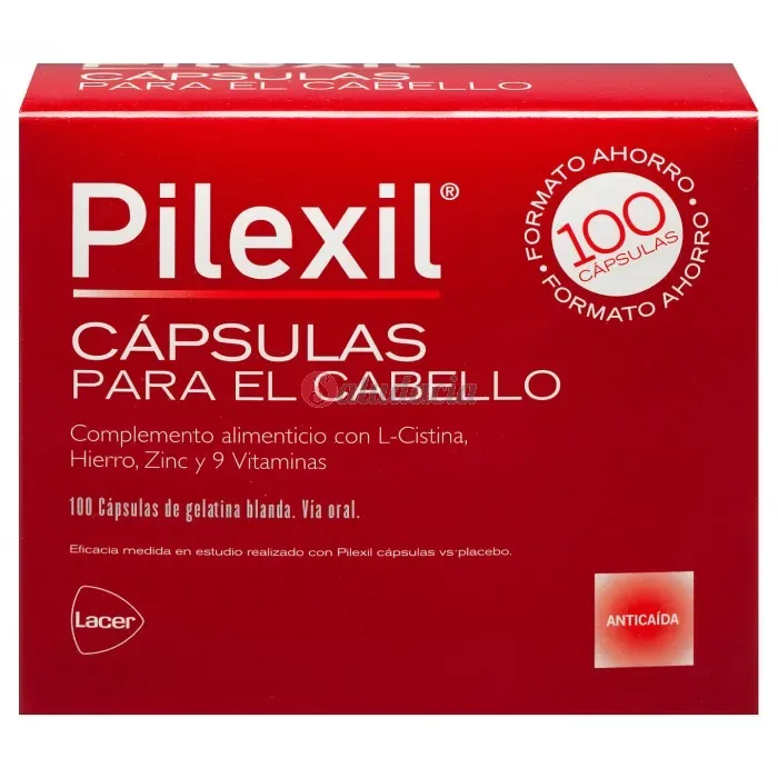 Pilexil Anticaída 100 Cápsulas (conservare marche, sigle, numeri e ml/gr invariati)