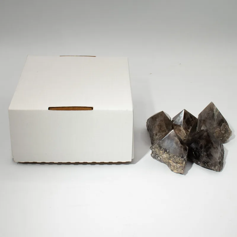 Gemstone Top Polished Points Smoky Quartz — foto 5