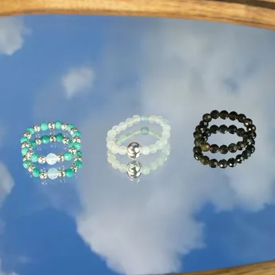 Nymph Spirit Gemstone Ring Set - Endless Ocean — foto 1