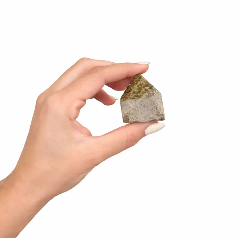 Gemstone Top Polished Points Epidote A grade — foto 1