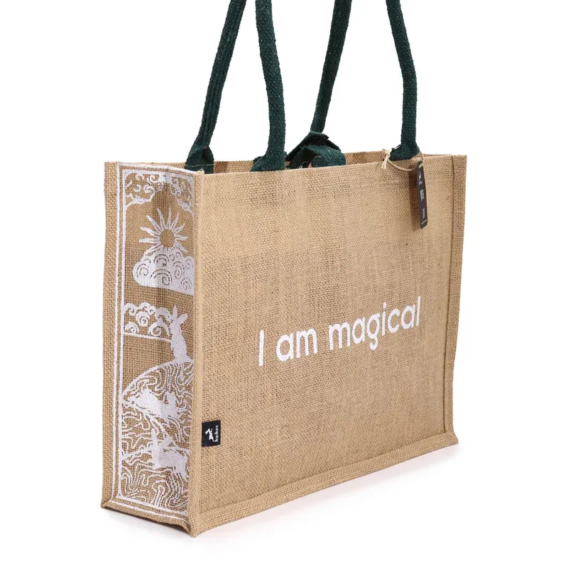 Hop Hare Jute Big Bag - I am Magical — foto 3
