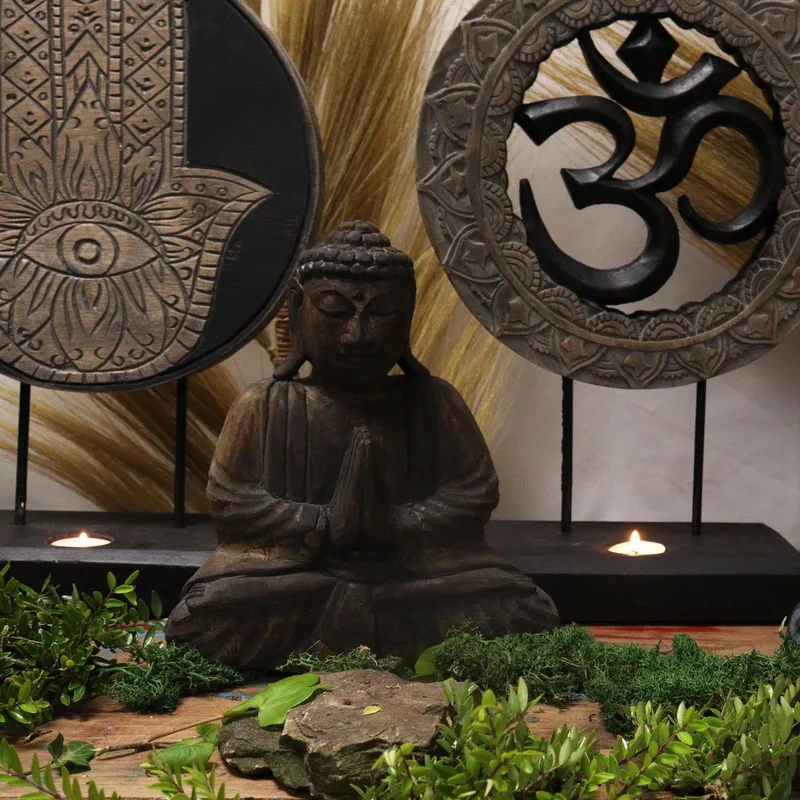Buddha Feng Shui Set Om Grey & Nero — foto 3