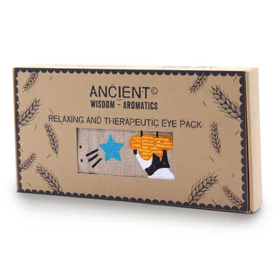 Lavanda Naturale Cotton and Juco Eye Pillow in Gift Scatola Sleepy Panda — foto 3