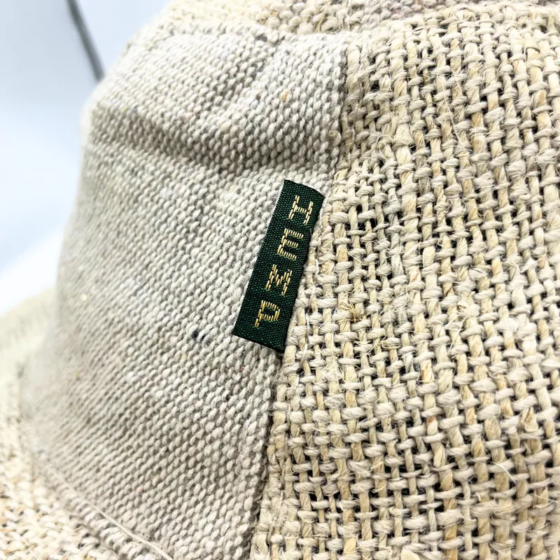 Patched and Wired Hemp & Cotton Boho Festival Hat Naturale — foto 2