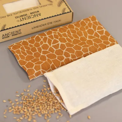 Lavanda Naturale Cotton and Juco Eye Pillow in Gift Scatola Madagascar Giraffe — foto 1