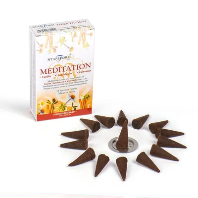 Meditation Incenso Cones — foto 1