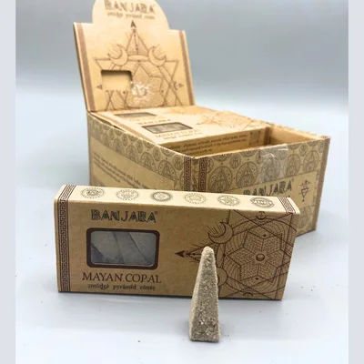 Banjara Smudge Pyramid Cones Mayan Copal — foto 3