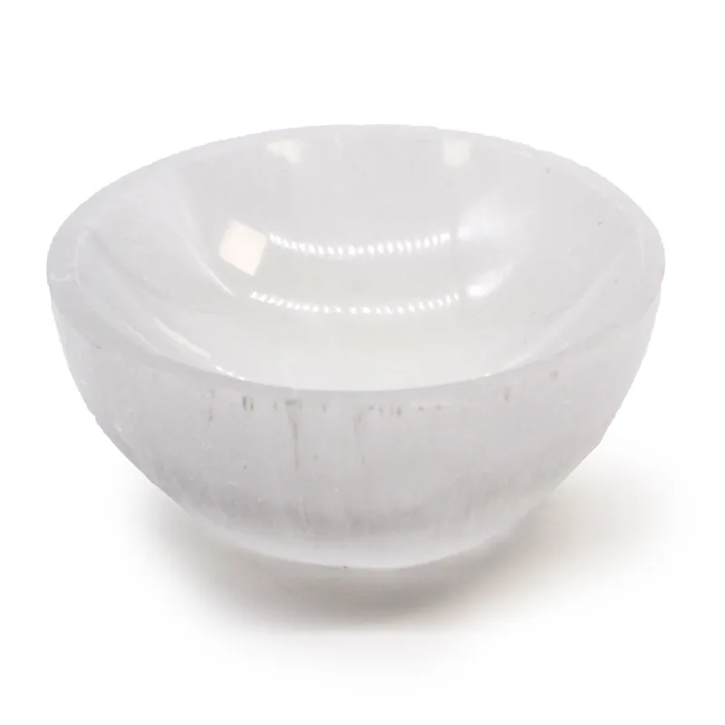 Selenite Round Bowl 8cm — foto 4