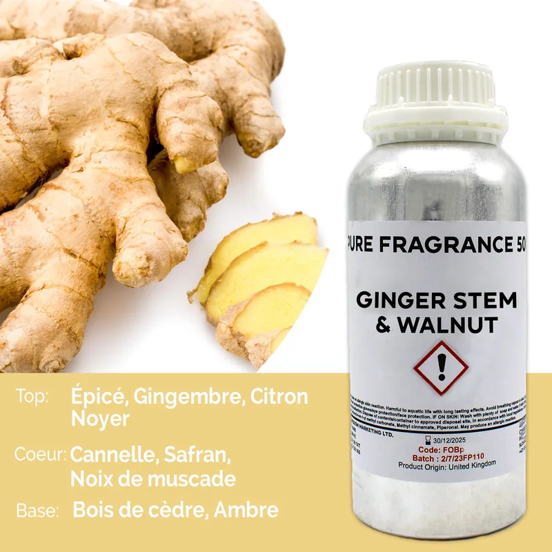 Ginger Stem & Walnut Puro Profumo Olio 500ml