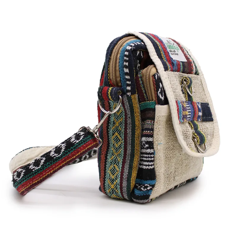 Body-Cross Naturale Hemp & Jhari Travel Bag — foto 2