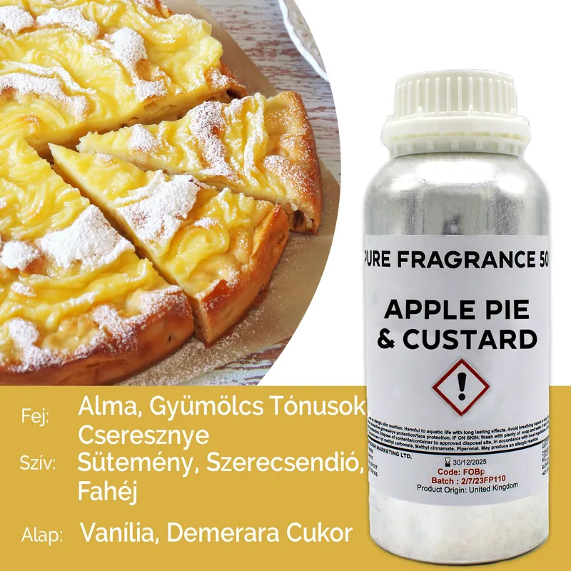 Apple Pie & Custard Puro Profumo Olio 500ml — foto 5