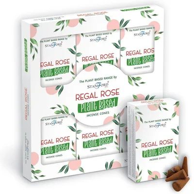 Plant Based Incenso Cones Regal Rosa — foto 1