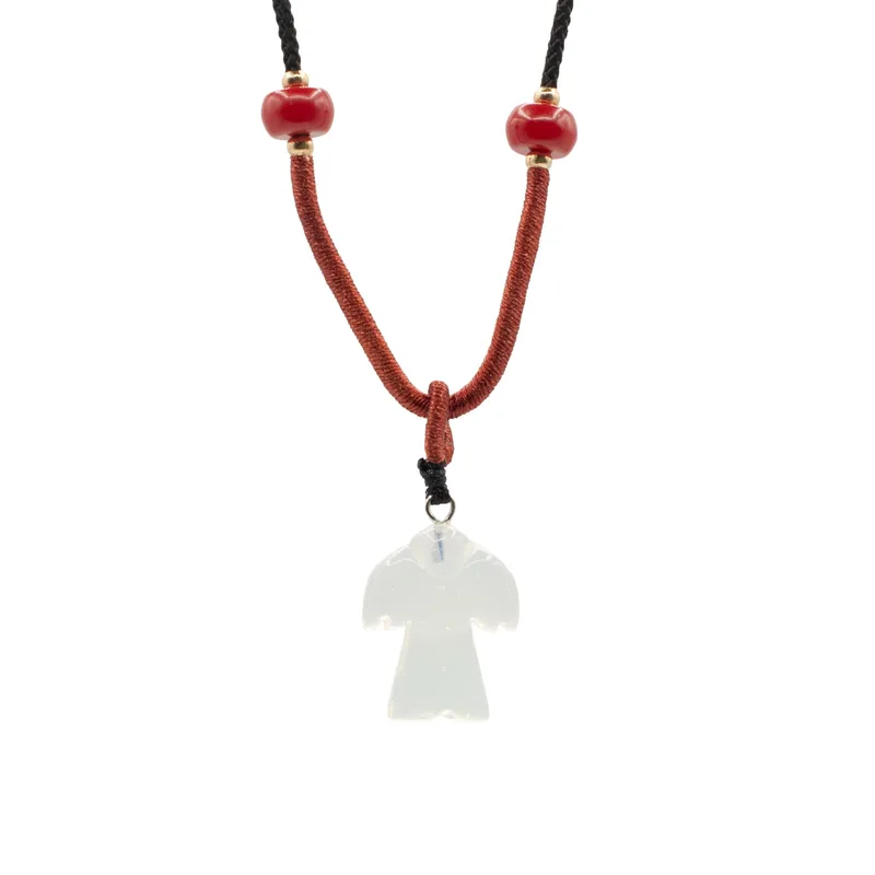 Collana con ciondolo pietra preziosa - Opalite Angelo — foto 2