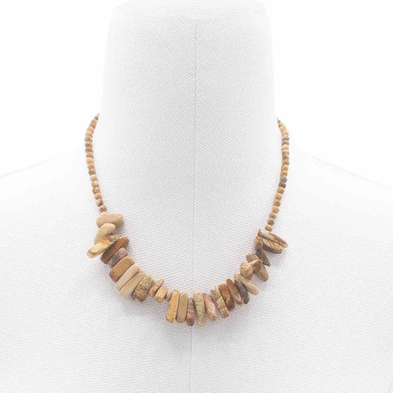 Longstone Gem Necklace Map Stone