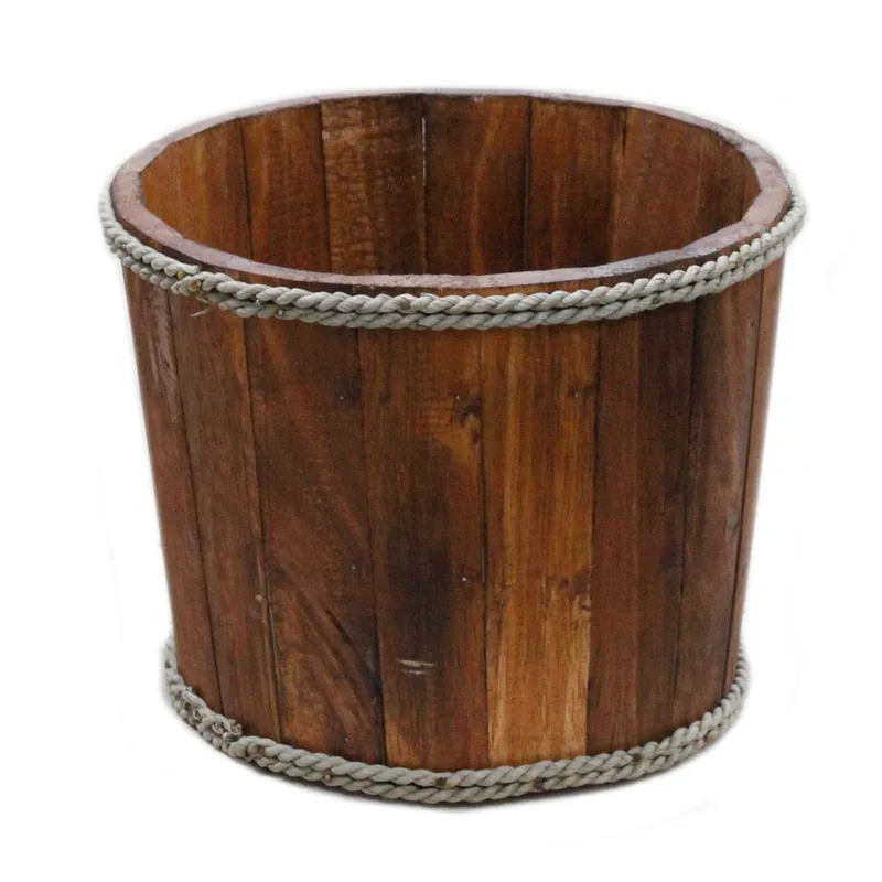 Small Nautical Display Tub Brown 21x29cm