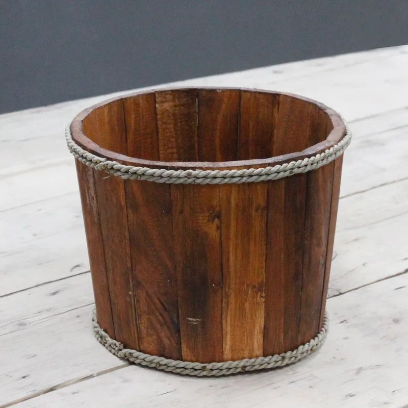 Small Nautical Display Tub Brown 21x29cm — foto 1