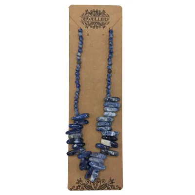 Collo Gioiello Longstone - Sodalite — foto 2