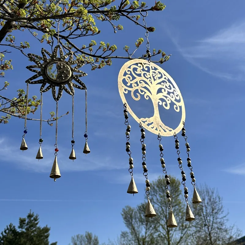 Indian Chimes Lrg Albero of Life Bell Chimes 25cm