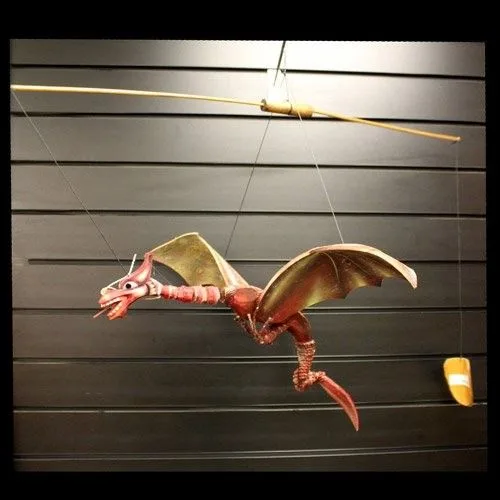Lrg Red Coconut Dragon Mobile 46cm — foto 1