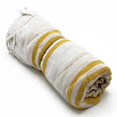 Hamman Spa Towel - Sunrise Yellow - 90x170cm — foto 1