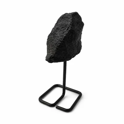 Mineral Specimen on Metal Stand - Nero Tourmaline — foto 2