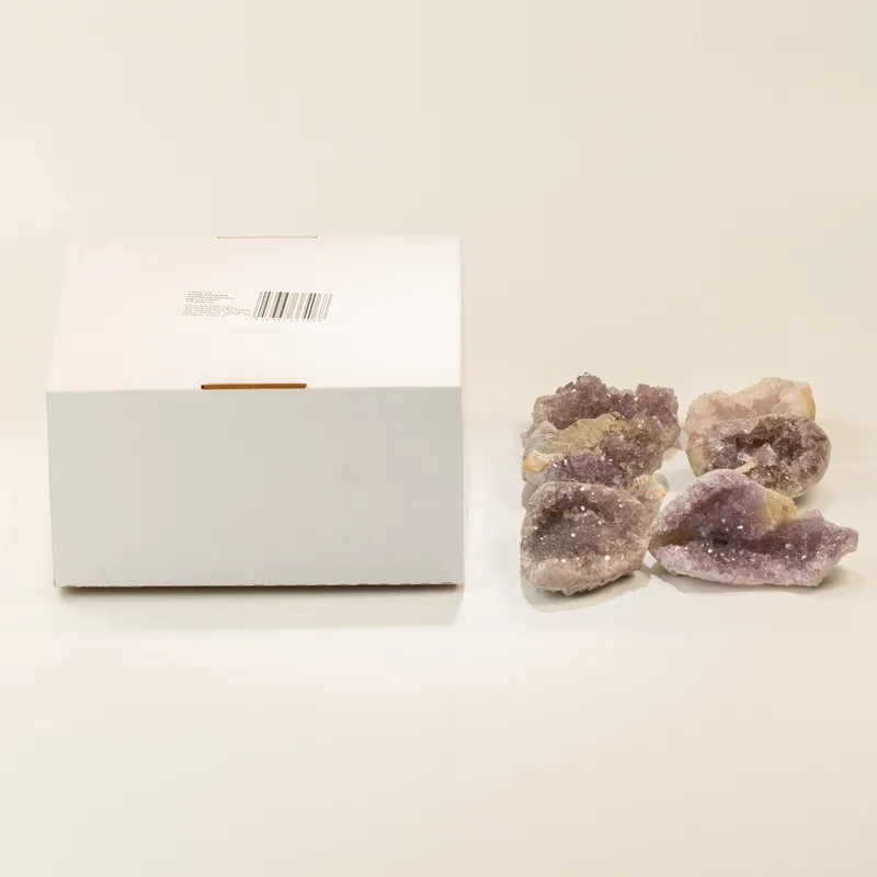 Small Assorted Amethyst Geodes - 3-5 cm (aprox 1KG) 4-6 pieces — foto 3
