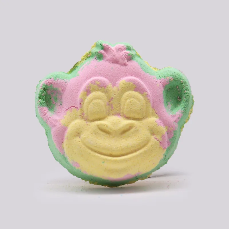Monkey Bathbomb 90g - Guava & Strawberry — foto 1