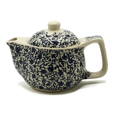 Small Herbal Teapot - Blu Pattern