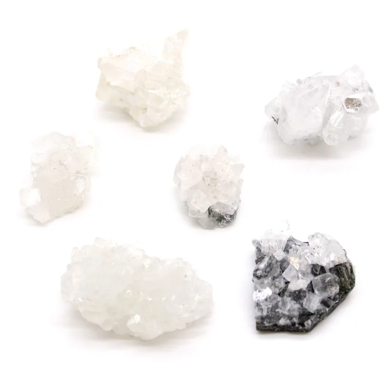 Bianco Appophylite Clusters 20-30mm — foto 1