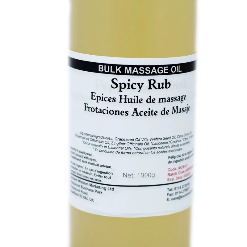 Spicy Rub 1Kg Massage Olio — foto 1
