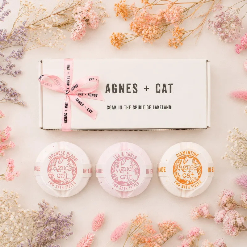Agnes + Cat Floral & Citrus Bagno Fizzer Gift Set