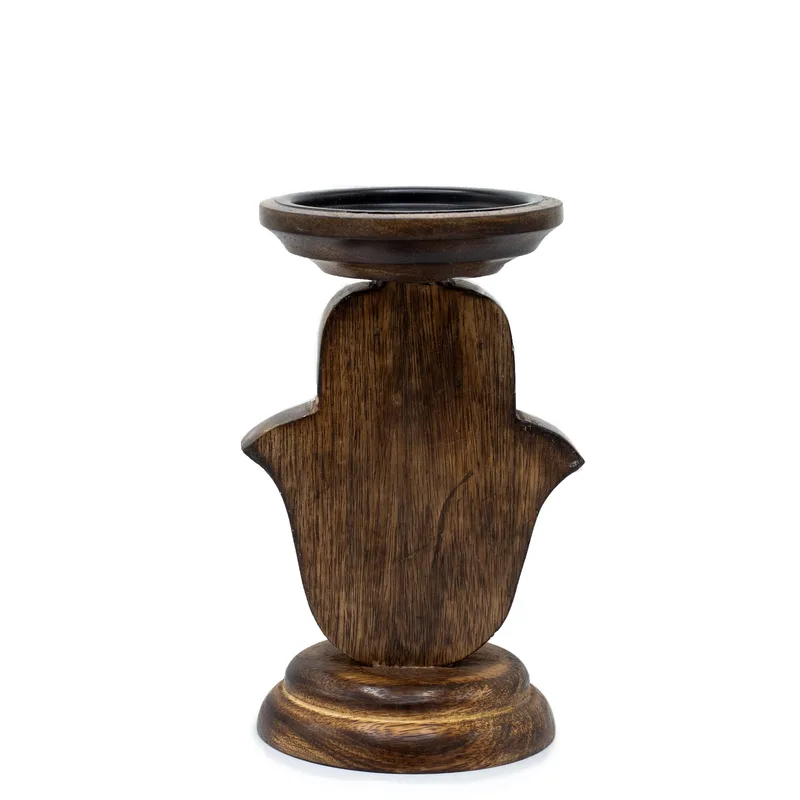 Mango Legno Candela Stand Hamsa Small 18x11cm — foto 2