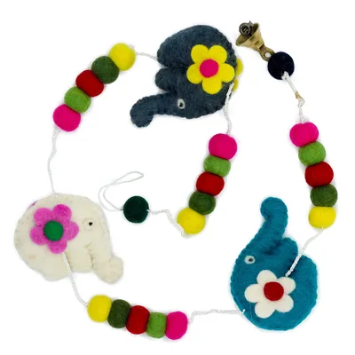 Felt Wall Hanging -Elephants — foto 5