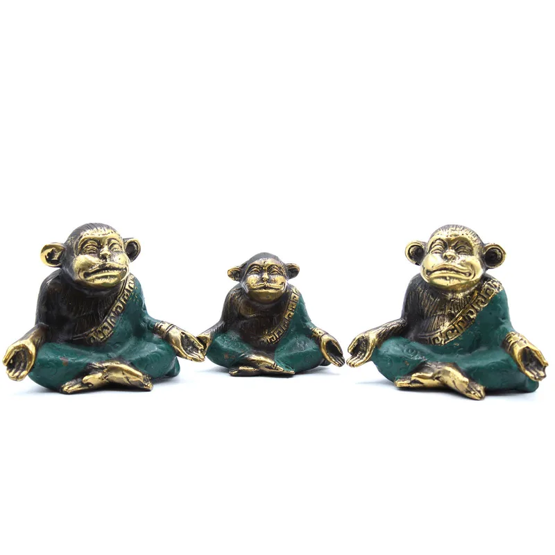 Set of 3 Family of Yoga Monkeys