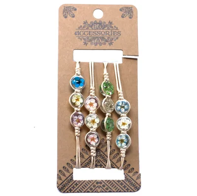 Pressed Fiori - Tri-Flower Braclet