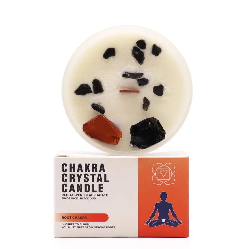 Chakra Crystal Candele - Root Chakra