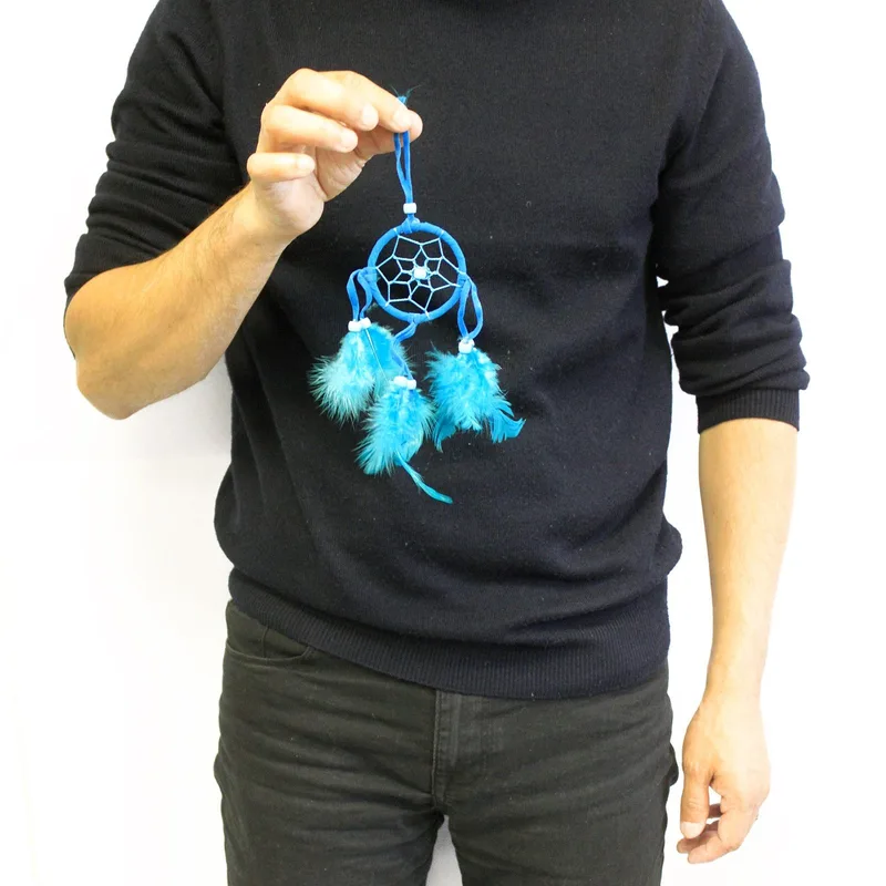 Bali Dreamcatcher - Small Round - Turq/Pink/Purp — foto 3