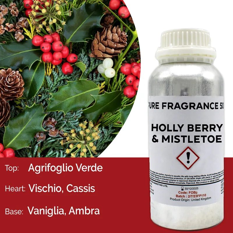 Holly Berry & Mistletoe Puro Profumo Olio 500ml — foto 1