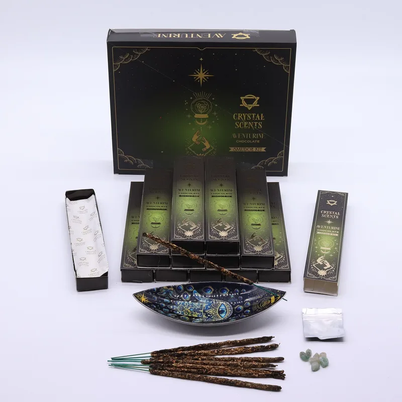 Aventurine Crystal Scents Smudge Incenso - Chocolate — foto 4
