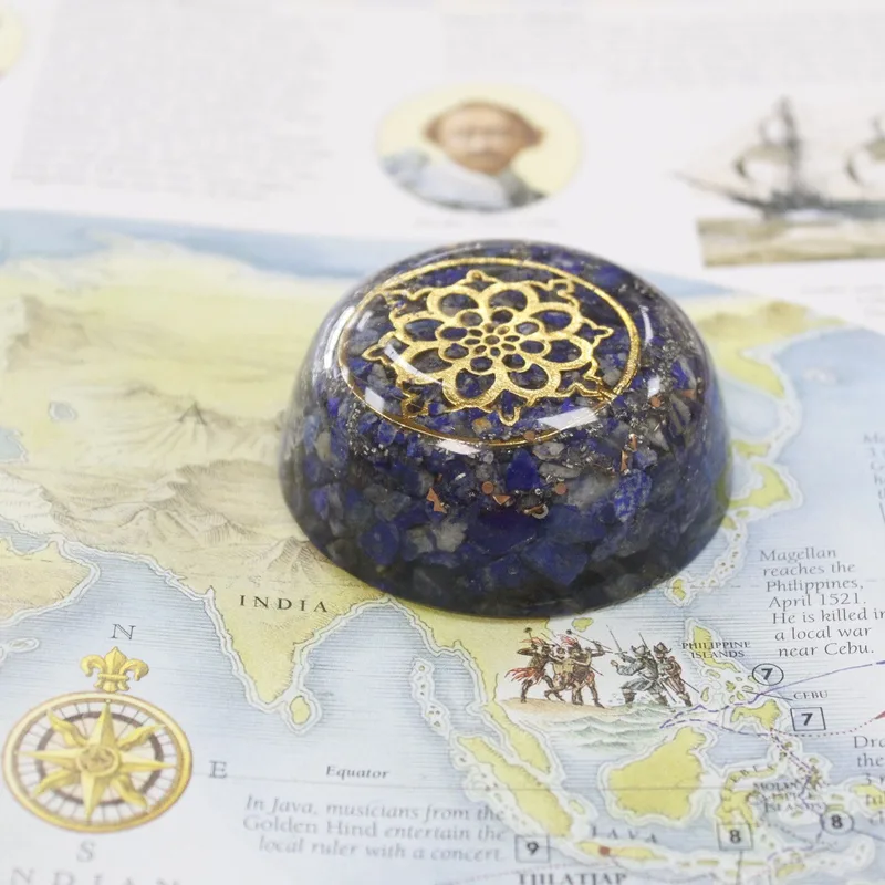 Orgonite Desk Power Packs Lapis Dome — foto 1
