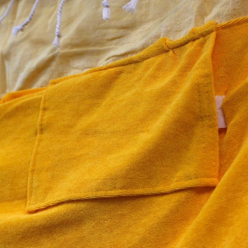 Cotton Pario Towel 100x180 cm Sunny Yellow — foto 4
