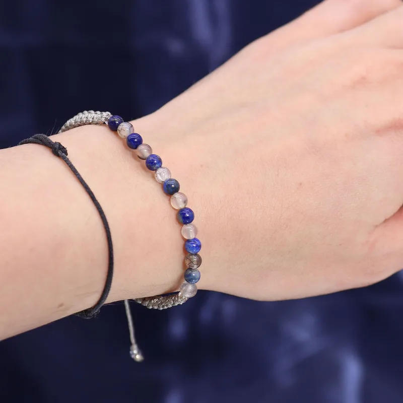 Zodiac Crystal Candela with Gemstone Bracelet Taurus