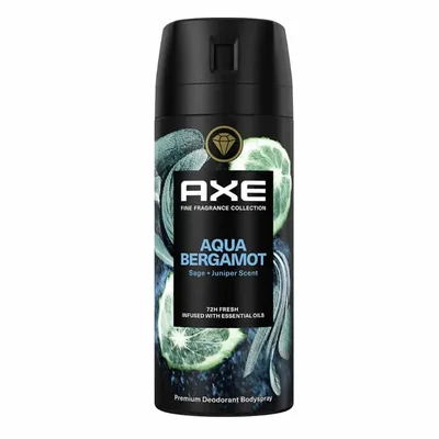 Axe Aqua Bergamot Deodorant Body Spray 150ml