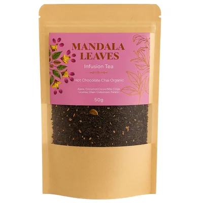 Infusione al tè chai di cioccolata calda biologica da 50g — foto 3
