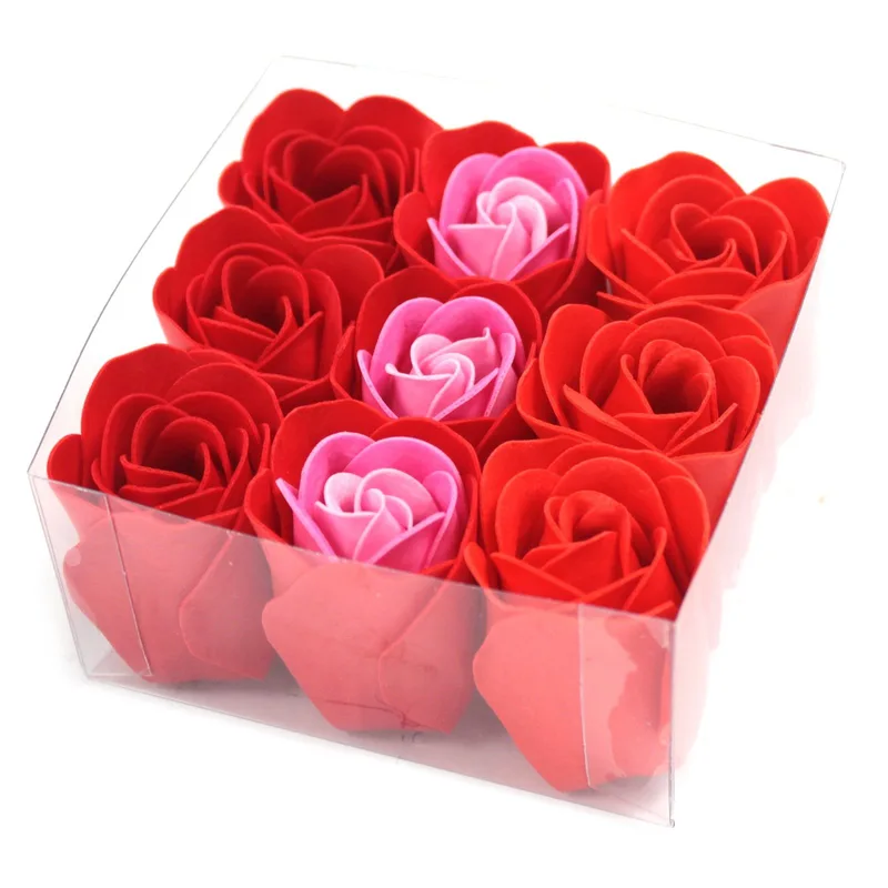 Set di 9 Saponi Fiori – Rose Rosse — foto 2