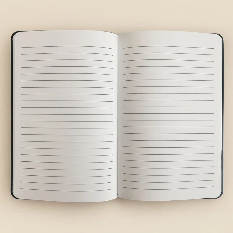 Nero Velvet Notebook - 80 pages - Carpe Diem